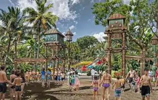 Công viên nước chủ đề tại Blanca City với không gian vui chơi và khám phá đặc sắc.