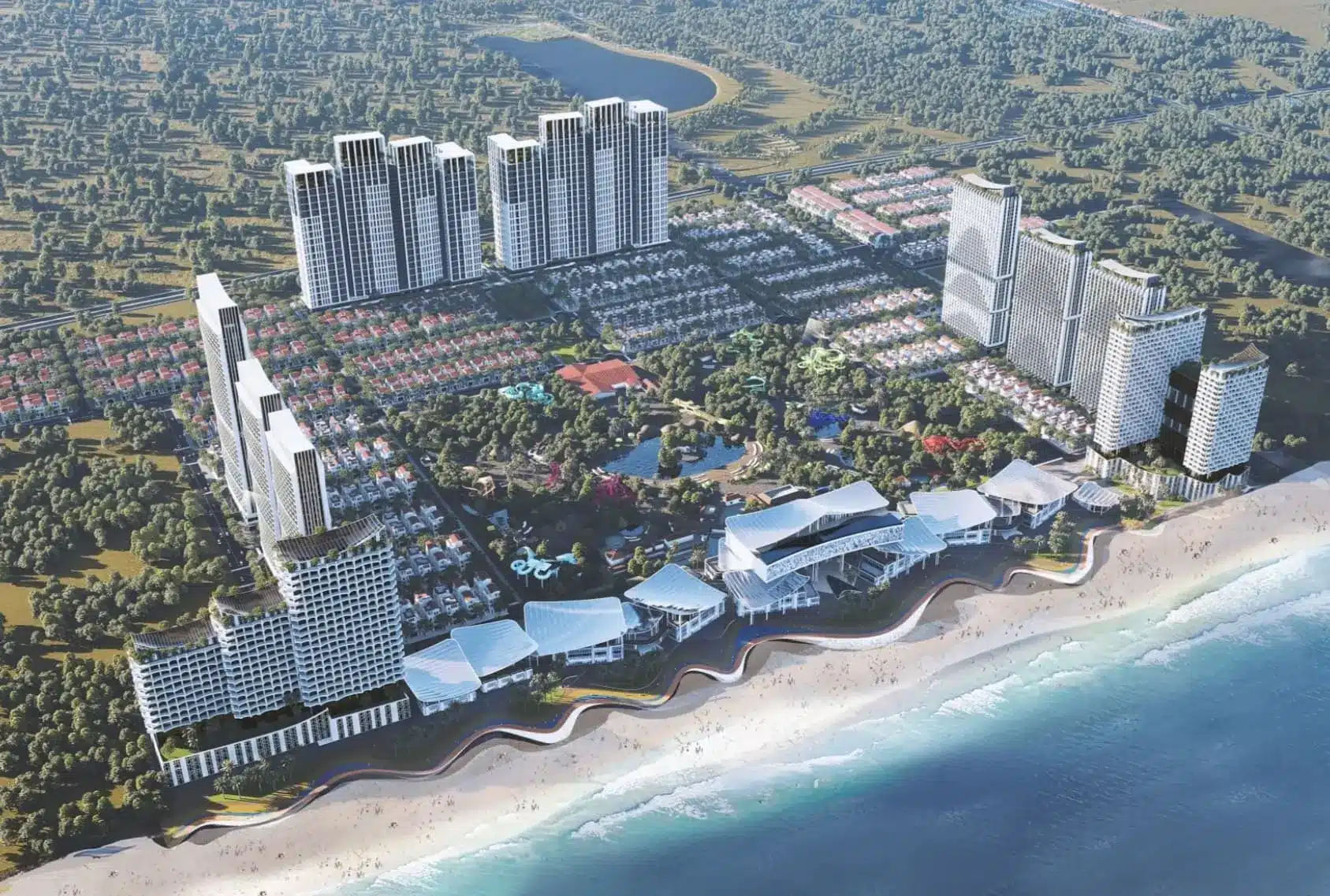 Toàn cảnh dự án Blanca City tại Vũng Tàu, biểu tượng mới mang tinh hoa Đông – Tây.